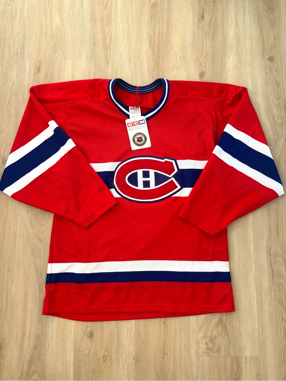 1980s Vintage Single Stitch Montreal Canadiens Jersey